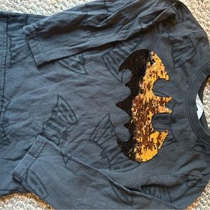H&M Kids Black Batman Long Sleeve Tee Size 3T